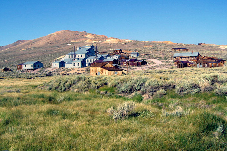 Bodie Historic Park in Great Basin Desert