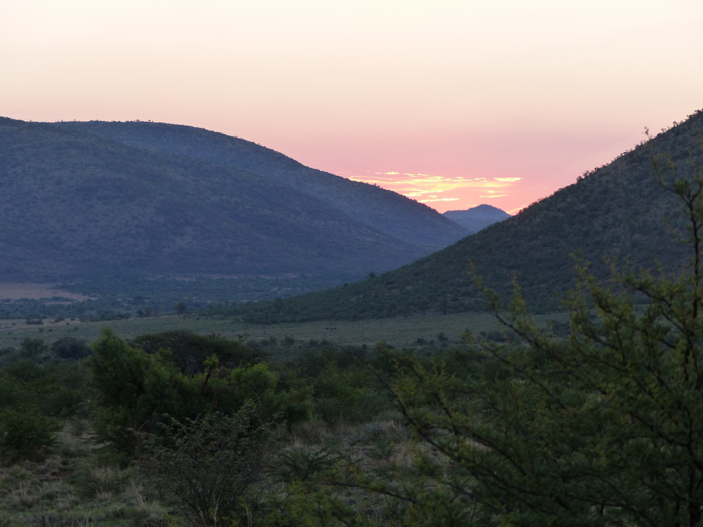 Sunset at Pilanesberg NP