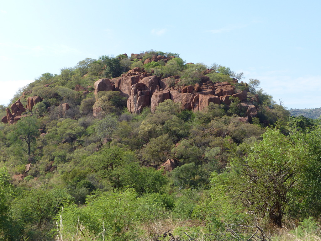 Rocky hillside in Pilanesberg NP