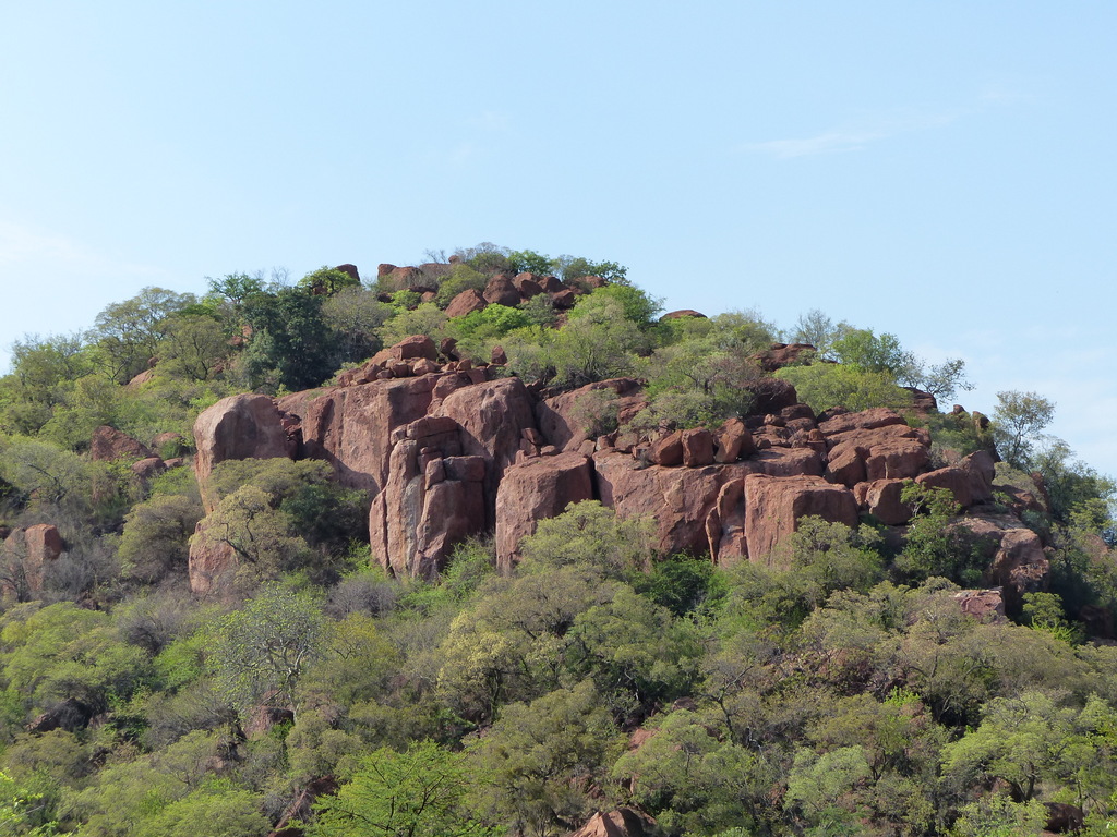 Rocky hillside in Pilanesberg NP