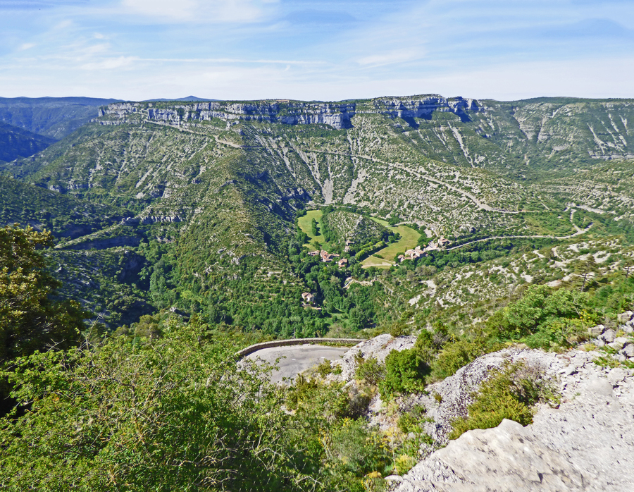 View of Gorges de la Vis