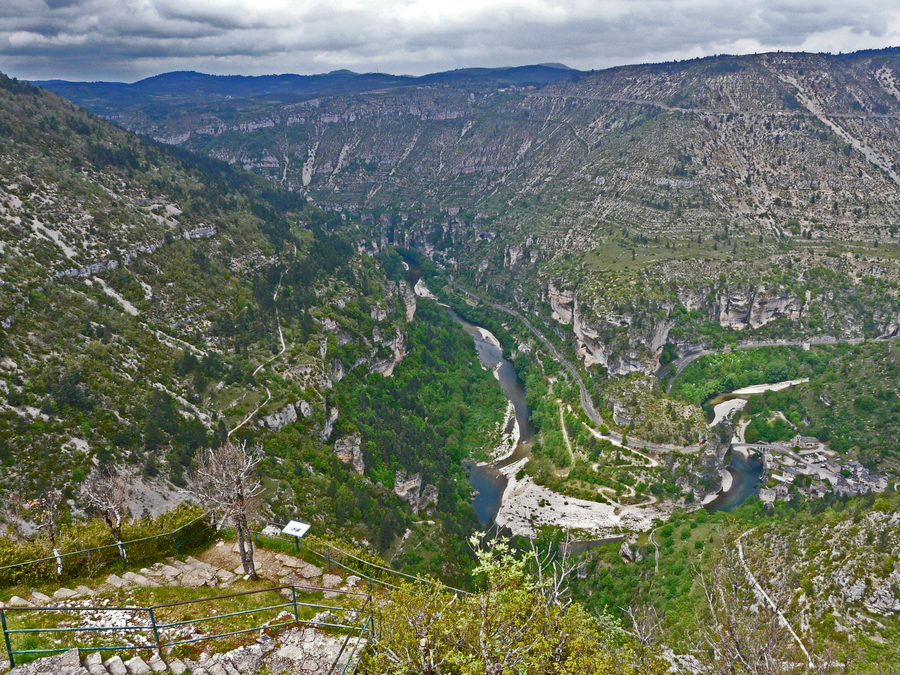 View of Gorges de la Jonte