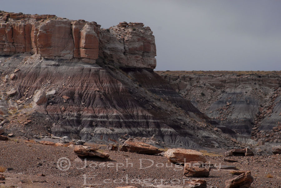 Painted Desert bluffs and buttes, Petrified Forest National Park