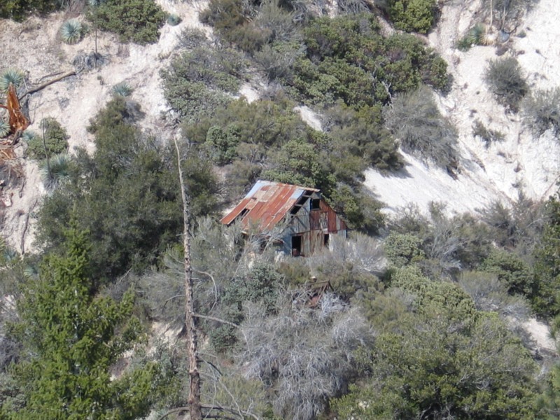 Boatwright Molybdenum prospect located in the San Gabriel Wilderness in Los Angeles County, California