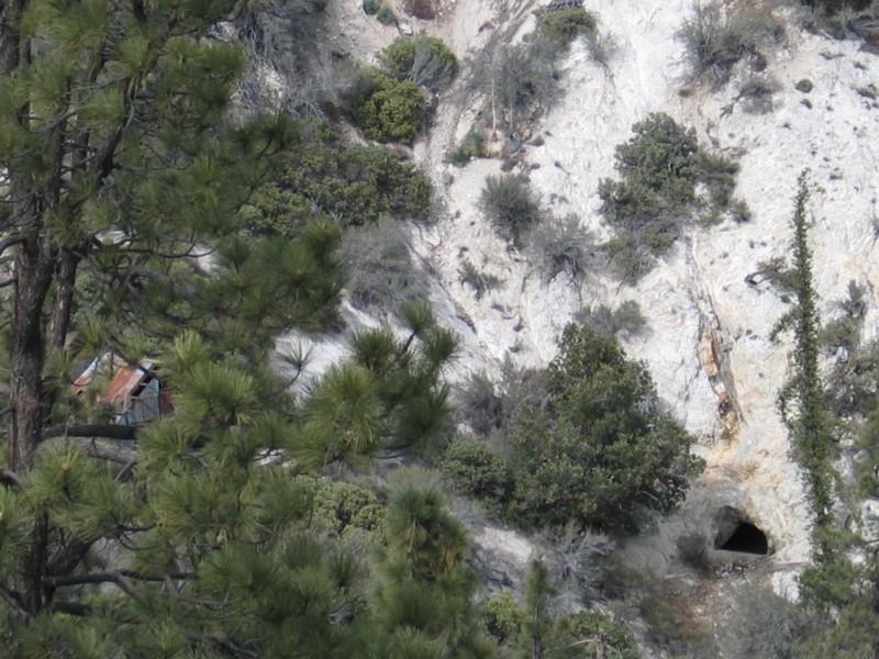 Boatwright Molybdenum prospect located in the San Gabriel Wilderness in Los Angeles County, California