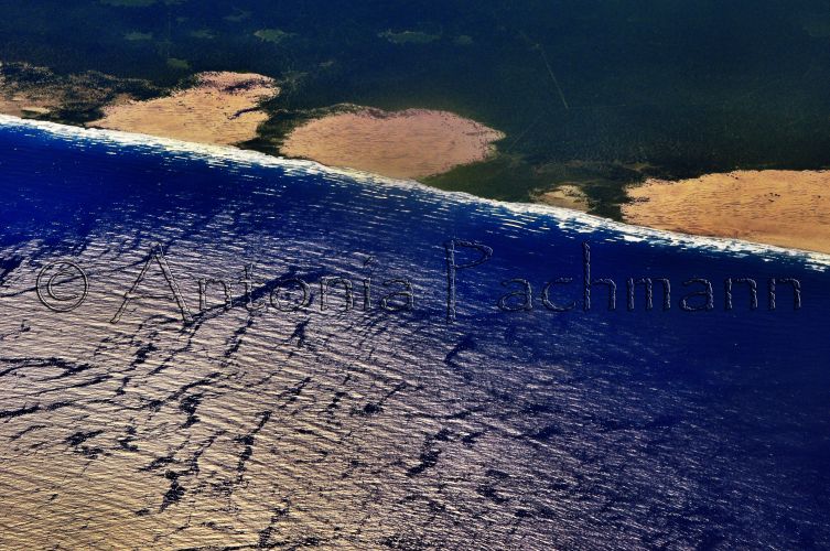 Aerial view of australian coastline Aerial view of australian coastline