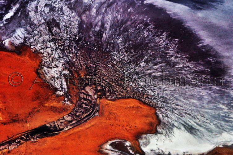 Aerial view of australian outback Aerial view of australian outback
