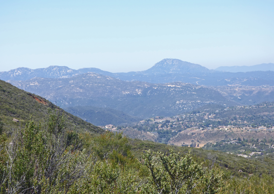 View from Viejas Mountain trail