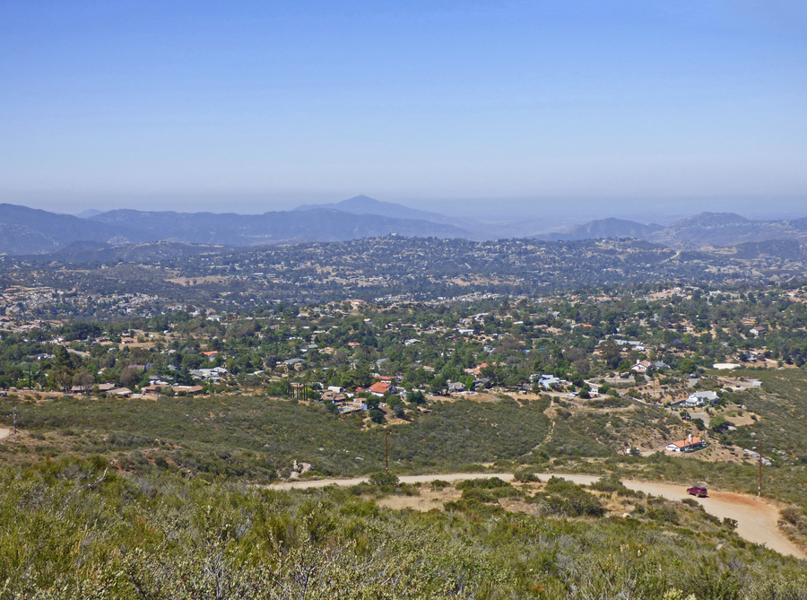 View from Viejas Mountain trail