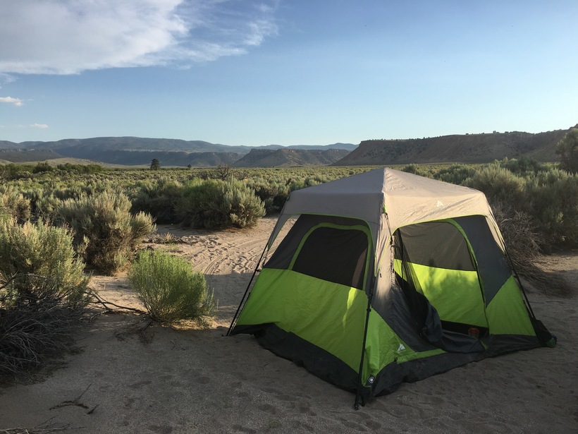 Adobe Valley in Great Basin Desert