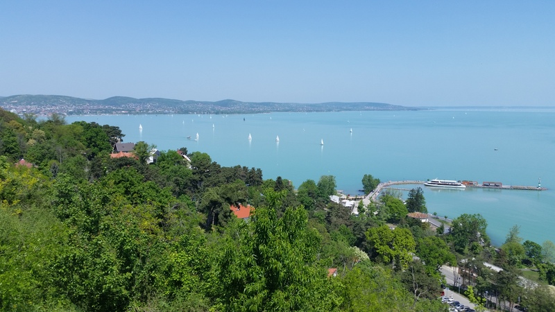 View of Lake Balaton from Tihany peninsula, Hungary