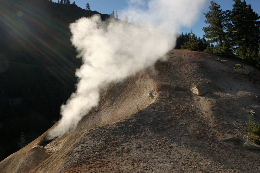 Fumarole at Lassen Volcanic National Park Fumarole at Lassen Volcanic National Park