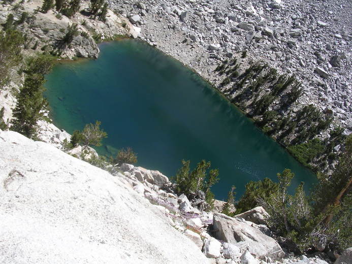 Heart Lake in the Sierra Nevada Heart Lake in the Sierra Nevada