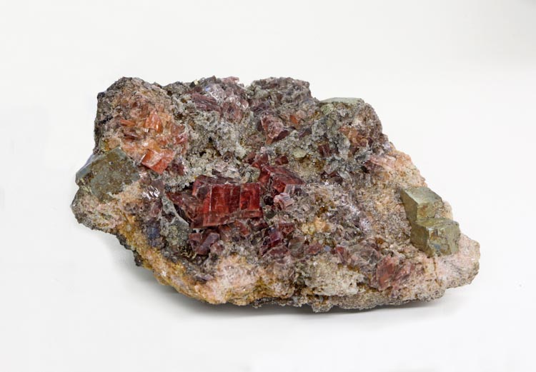 Rhodochrosite and Pyrite Rhodochrosite and Pyrite