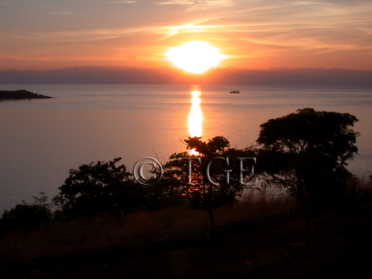 Sunset at Lake Tanganyika