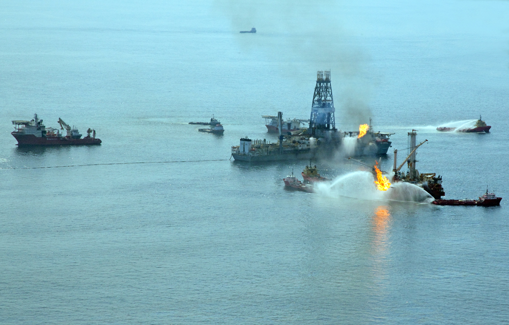 Deep Water Horizon oil spill site