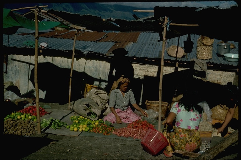Market day in Parapat, Lake Toba, Sumatra, Indonesia Market day in Parapat, Lake Toba, Sumatra, Indonesia