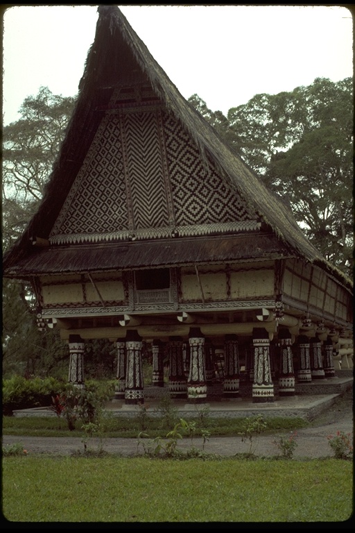 Long House with a Rajah and 12 wives on road from Medan to Lake Toba, Sumatra, Indonesia Long House with a Rajah and 12 wives on road from Medan to Lake Toba, Sumatra, Indonesia