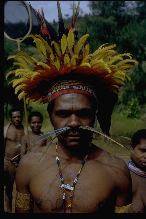 Yanderra man, near Bundi-Chimbu, Papua, New Guinea, Indonesia