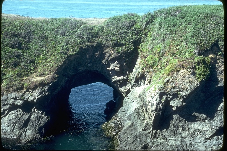 Headlands arch, Russian Gulch State Park, Mendocino County