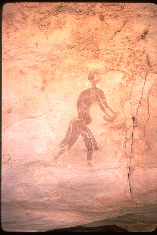 Rock painting, approx 7,000 years old, at Sefar Rock painting, approx 7,000 years old, at Sefar