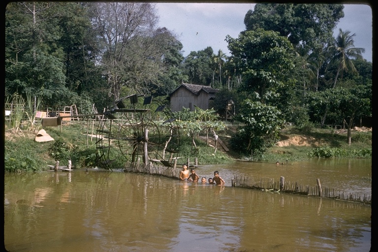 River and village near on way to Saigon River and village near on way to Saigon