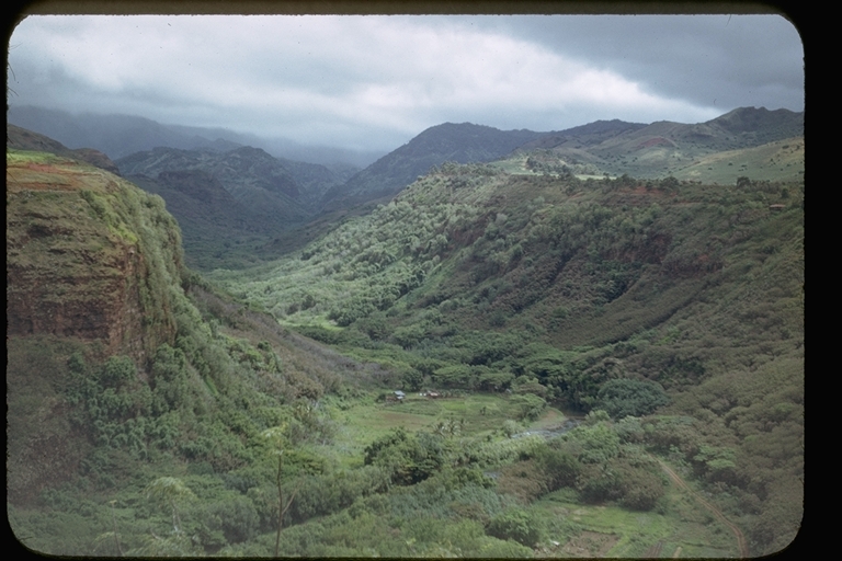 View of Hanapepe Valley, Kauai, Hawaii