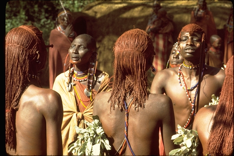 Masai dancers in Kenya, Africa Masai dancers in Kenya, Africa