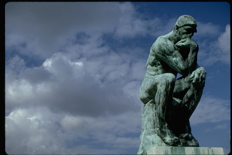 Rodin's 'The Thinker' at the Legion of Honor, San Francisco, California