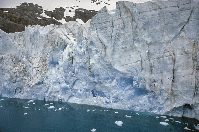 Face of Risting Glacier at Drygalski Fjord near Cooper Bay, South Georgia Islands