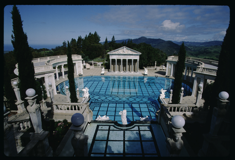 The Neptune Pool at Hearst Castle in San Simeon, California