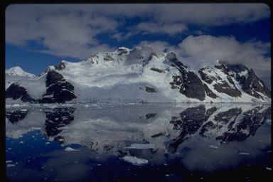 Mountains and glaciers of the Lemaire Channel, Antarctica
