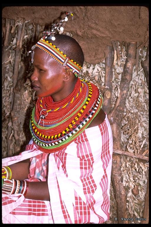 Masai girl in Kenya, East Africa