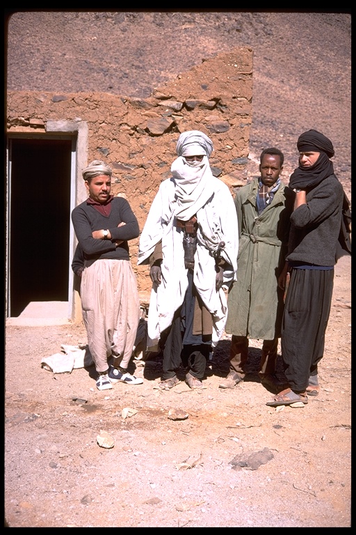 Desert men in Sahara, Africa