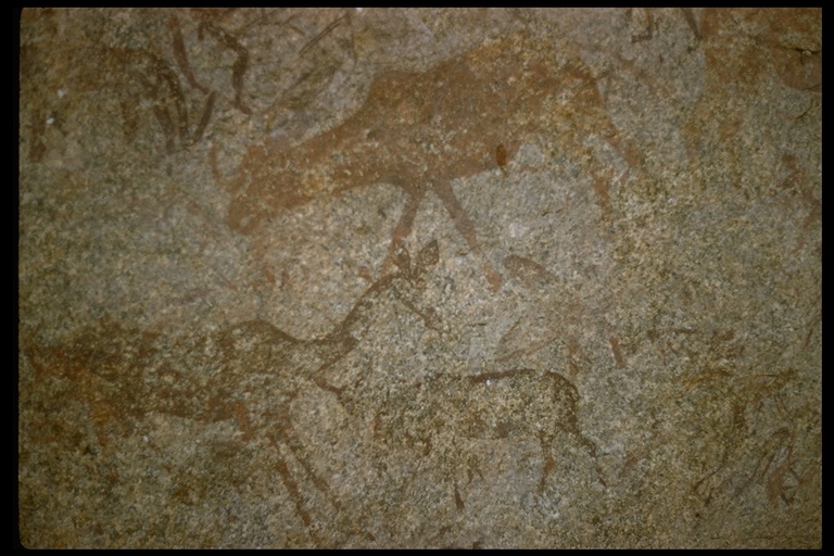 Pictograph, Namibia, S.W. Africa Pictograph, Namibia, S.W. Africa