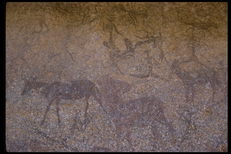 Pictograph, Namibia, S.W. Africa Pictograph, Namibia, S.W. Africa