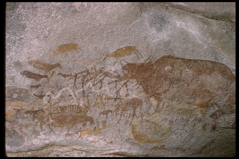Pictograph, Namibia, S.W. Africa Pictograph, Namibia, S.W. Africa