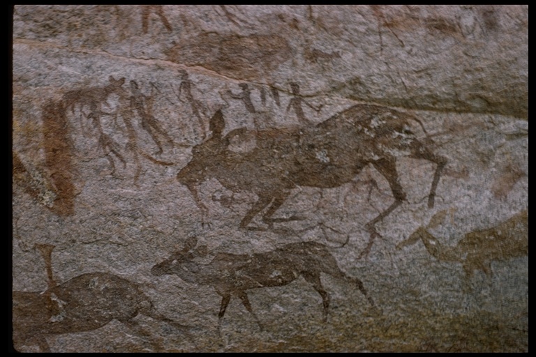 Pictograph, Namibia, S.W. Africa Pictograph, Namibia, S.W. Africa