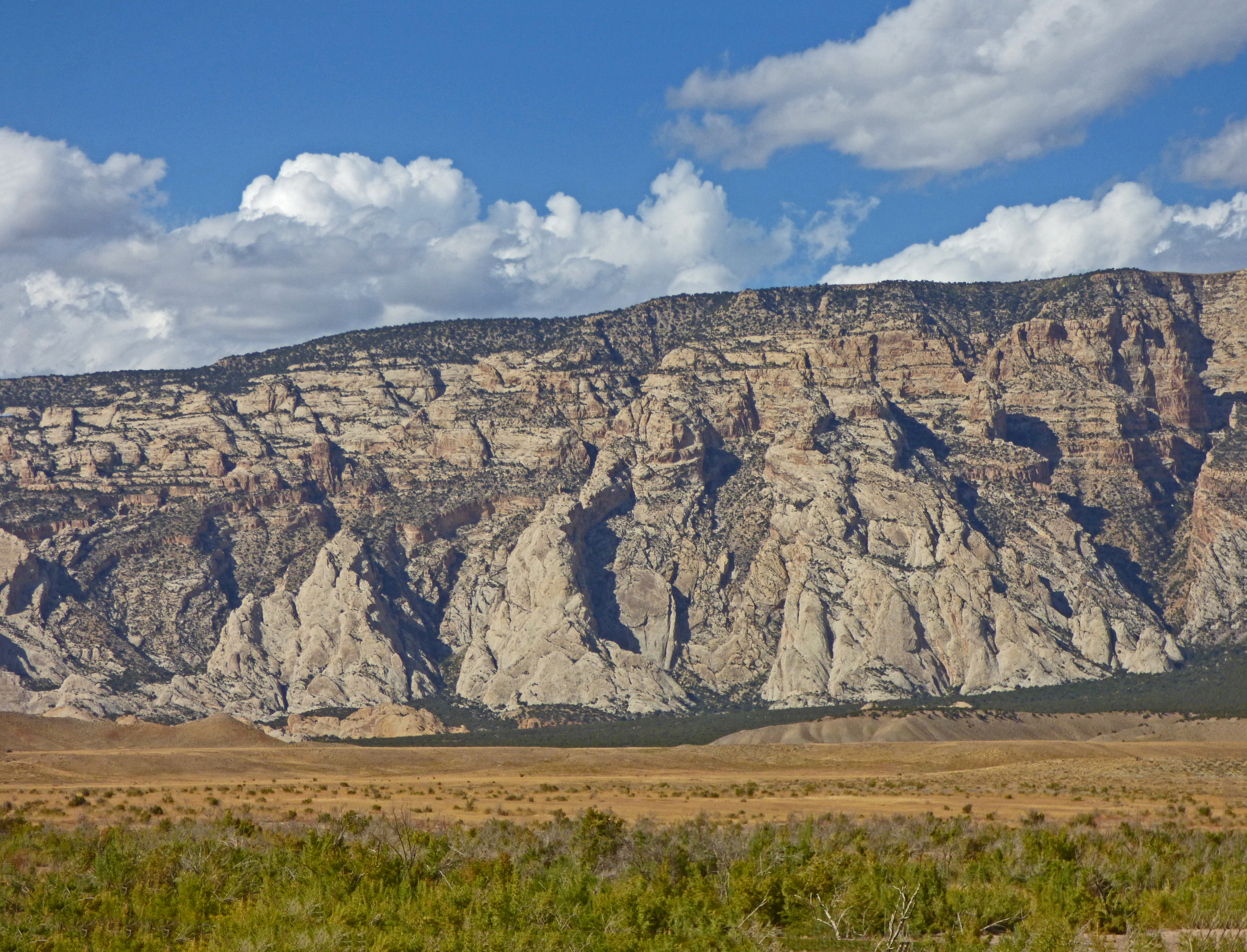 View of Blue Mountain near Dinosaur NM