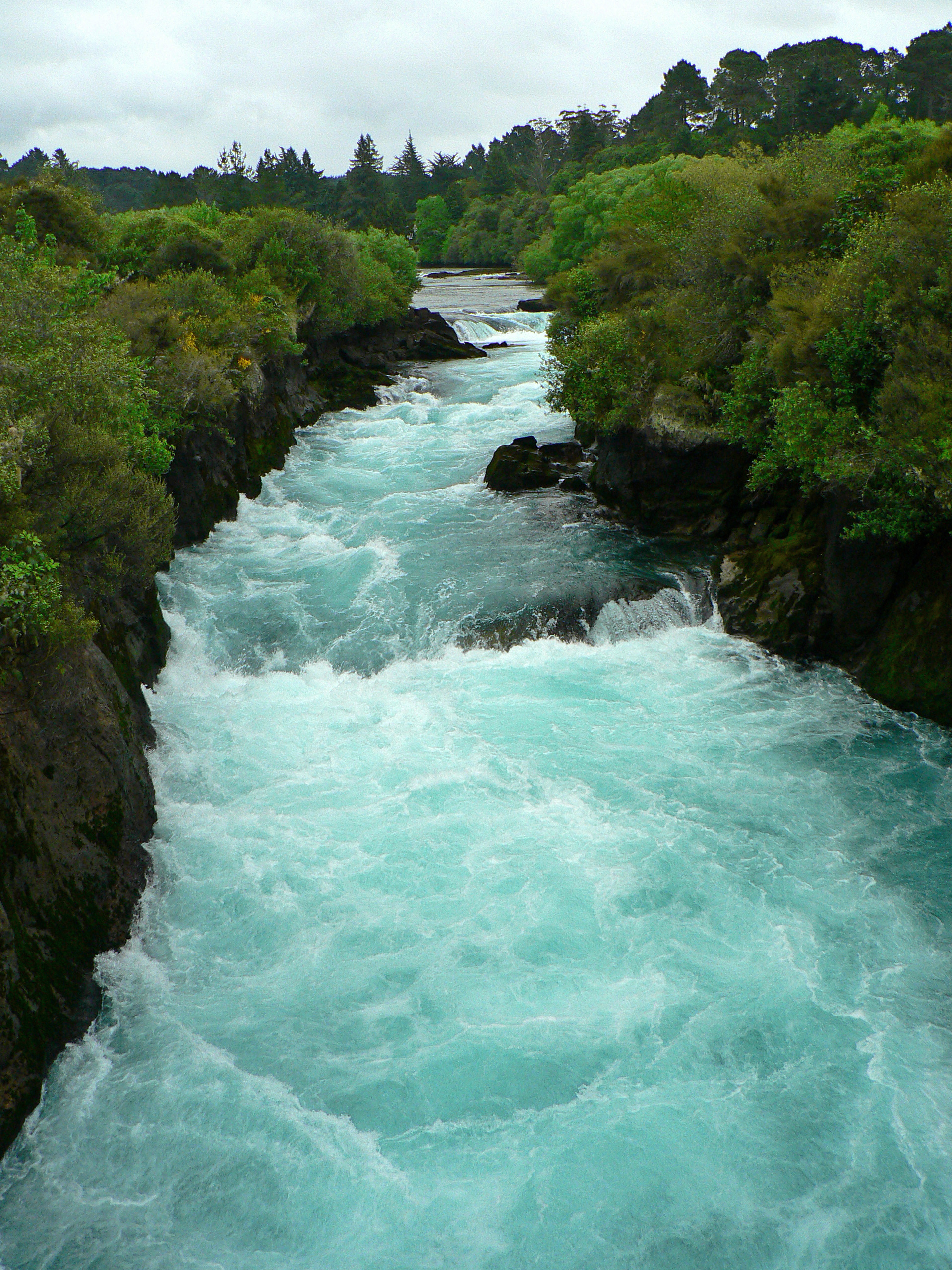 Huka Falls of Waikato River, Taupo, Northland, New Zealand